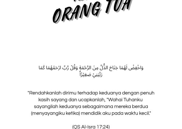 Berbakti kepada kedua orangtua, jalan menuju ridha Allah