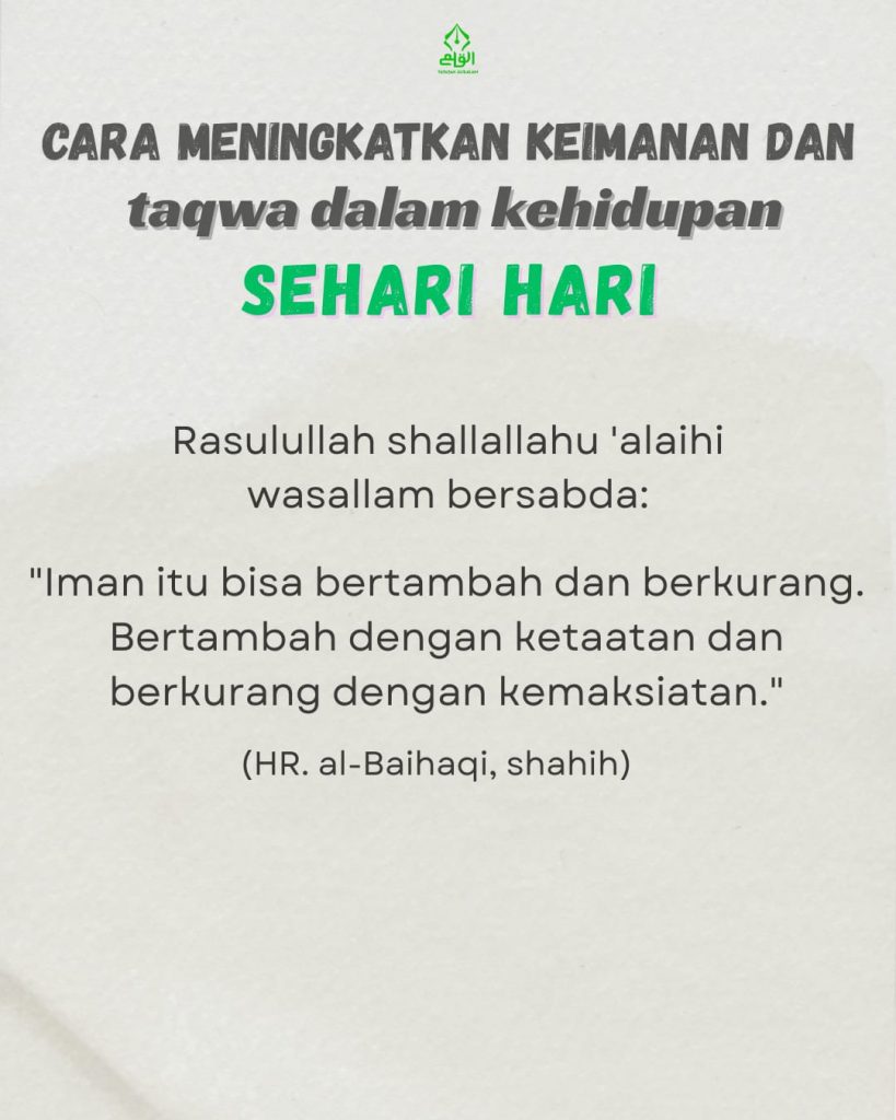 Cara Meningkatkan Keimanan dan Taqwa dalam Kehidupan Sehari-hari