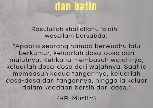 Wudhu Sebagai Penjaga dari Dosa: Rahasia Kesucian Lahir dan Batin