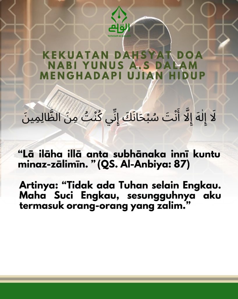 Kekuatan Dahsyat Doa Nabi Yunus A.S dalam Menghadapi Ujian Hidup