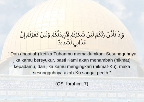Bersyukur dalam Setiap Keadaan Menjadi Jalan Keberkahan Hidup