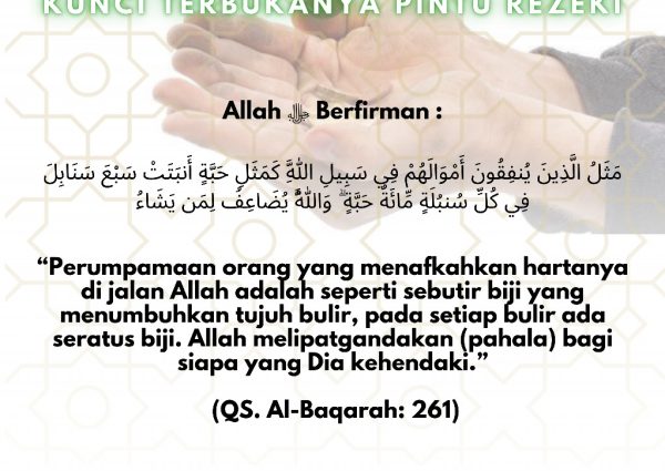 Keajaiban Sedekah yang Menjadi Kunci Terbukanya Pintu Rezeki
