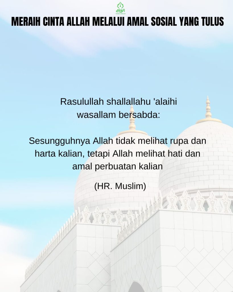 Meraih Cinta Allah Melalui Amal Sosial yang Tulus