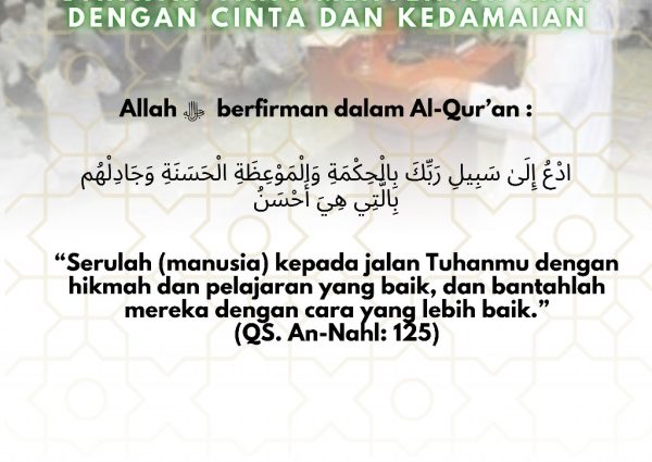 Dakwah yang Menyentuh Hati dengan Cinta dan Kedamaian