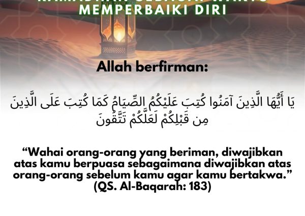 Ramadhan sebagai Waktu Memperbaiki Diri