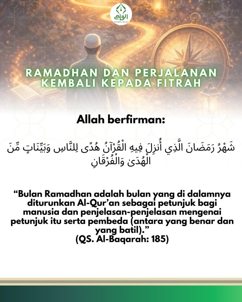 Ramadhan dan Perjalanan Kembali kepada Fitrah