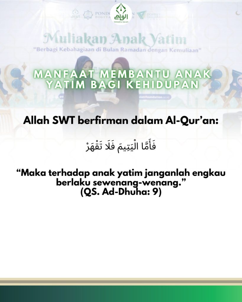 Manfaat Membantu Anak Yatim bagi Kehidupan